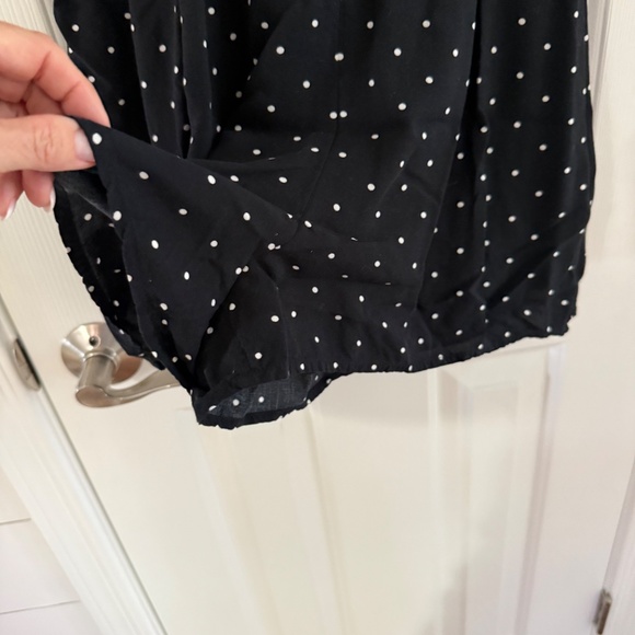 Black and White Polka Dot Romper - Picture 3 of 5